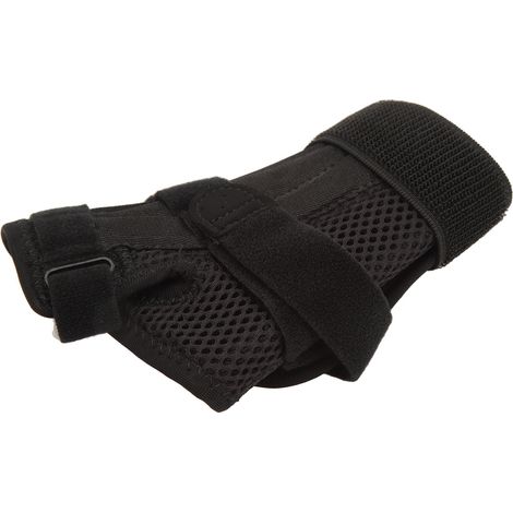 Support de pouce stabilisateur de sport en fibre de soutien, protection contre la pression fixe, main droite/gauche, support de pouce universel pour hommes et femmes (1/5)