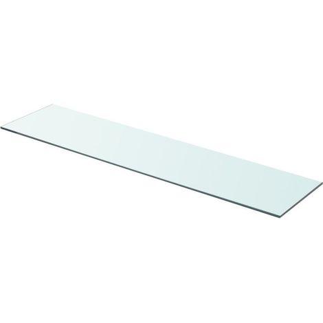 Panneau pour étagère Verre transparent 90x20 (1/2)