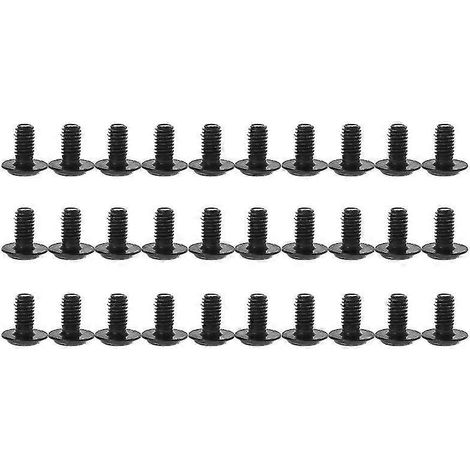 30 vis de fixation pour ventilateur de boîtier et radiateur (légères)-Short screw