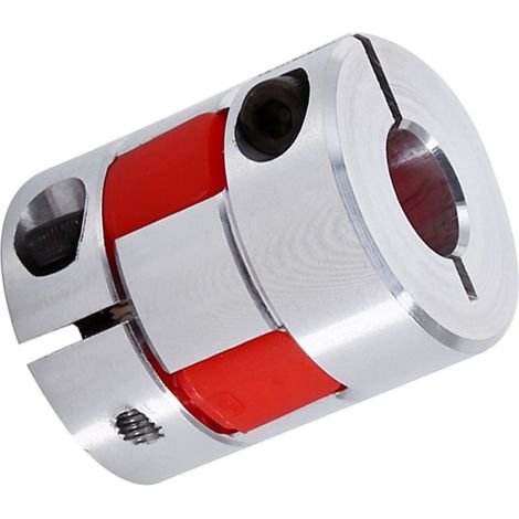 Accouplement flexible pour moteur pas à pas CNC, 8mm x 10mm, arbre de prunier, coupleur encodeur (1/5)