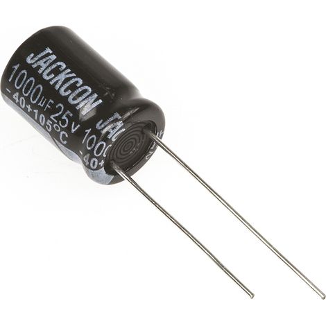 Condensateur RS PRO 1000µF, 25V c.c. (1/2)