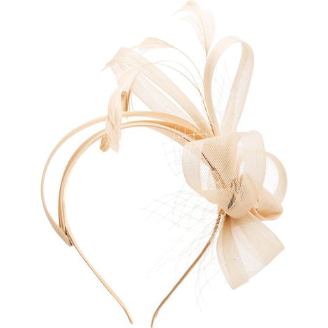 Elegante Federn, handgefertigtes Seidenstirnband – perfekt für Hochzeiten, Cocktailpartys, Royal Ascot und Teepartys. (1/5)