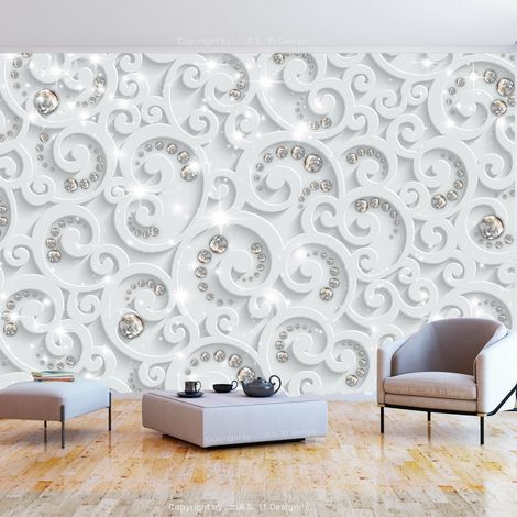 Papier peint glamour abstrait - 200 x 140 cm (1/4)