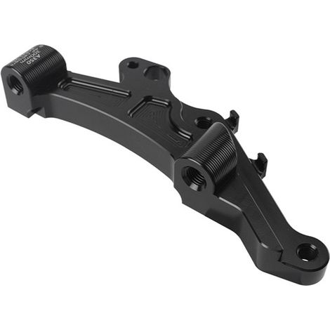 1 jeu. Couleur : Noir. Matériau : Métal. Adaptateur de disque de frein flottant pour moto. Code de biellette avant. -DECOWOOD (1/5)