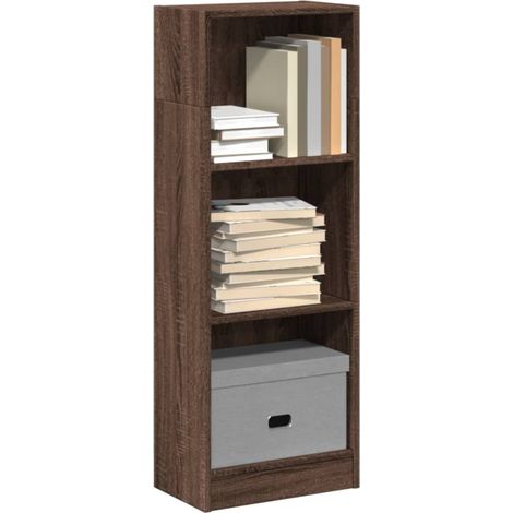 Bücherregal Braun Eichen-Optik 40x24x109 cm Holzwerkstoff
