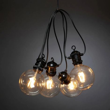 [GEBRAUCHT] B-Ware Konstsmide Lichterkette Lichtergirlande Led Biergartenkette Bernstein 10 Flg
