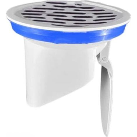 Siphon de sol intégré pour évacuation des eaux usées, dispositif d'étanchéité anti-refoulement, raccord de tuyau en plastique pour sols plats et surélevés, installation facile à faire soi-même, 50-160