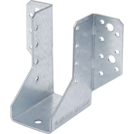 Sabot de charpente type A 45 x 110 mm – Acier galvanisé sendzimir – Fixation 4 trous Ø 9 mm – Résistant à la corrosion –