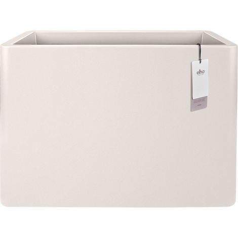 Elho June Brick Divider 80 - Blanc - L 79 x B 29.5 x H 59 cm - intérieurextérieur - 100% recyclé (1/3)