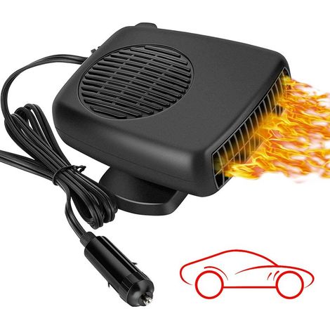 Ventilateur Chauffant Voiture 12V 150W - Double Fonction Chauffage/Ventilation, Base 360° - Défroster Rapide (1/5)