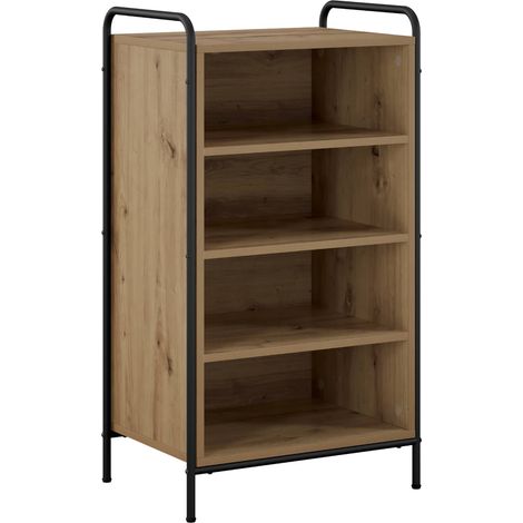 Schuhschrank 51 x 36,5 x 93 cm Holzwerkstoff Artisan-Eiche vidaXL (1/5)