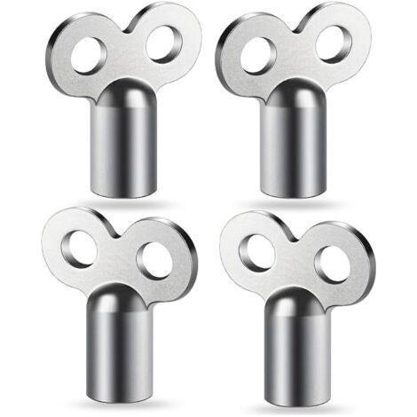 4 clés de purge de radiateur : clé universelle, robuste et stable pour purger tous les types de chauffage (1/5)