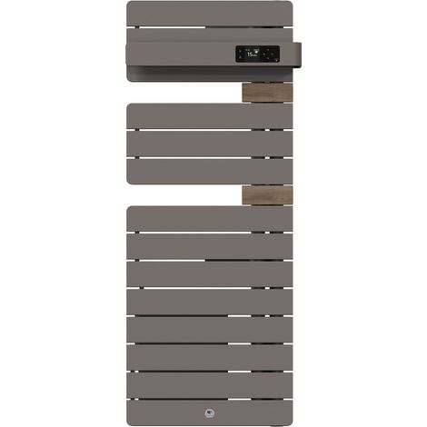 THERMOR - Sèche-serviettes connecté Allure 4 étroit 1500W Roche/Chêne Mat à droite - 483387