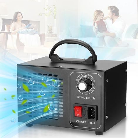 Générateur d’ozone 60 g/h portable, purificateur d’air et neutralisateur d’odeurs pour maison, voiture et bureau (1/5)