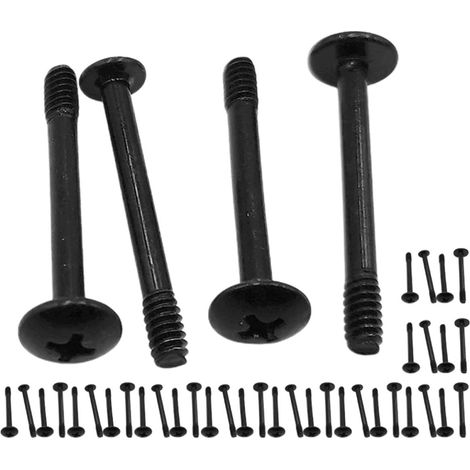 Vis PC de Fixation pour Ventilateur de Boîtier D’ordinateur, Acier Noir 50pcs (1/5)