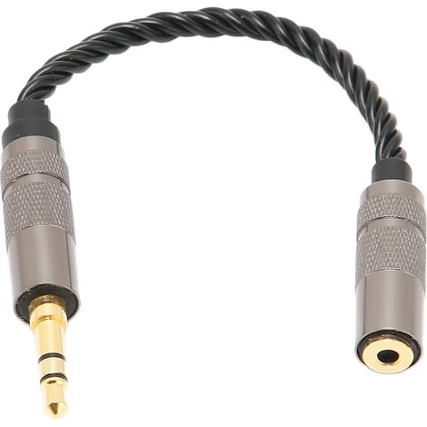 Adaptateur Audio 3.5 mm Mâle vers 2.5 mm Femelle, Câble de Conversion Stéréo Portable en Cuivre (1/5)