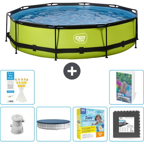 Exit Pool Rund - 360x76 cm - 7-teilig S259