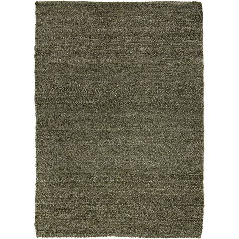 Tapis de Salon Rectangulaire Couleur Vert Thym Décoration Intérieure 200 x 290 x 1 cm - PANGIVO (1/5)