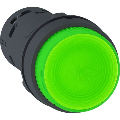Harmony bouton poussoir lumineux - Ø22 - LED verte - à impulsion - 1F - 230v - XB7NW33M1 (1/2)