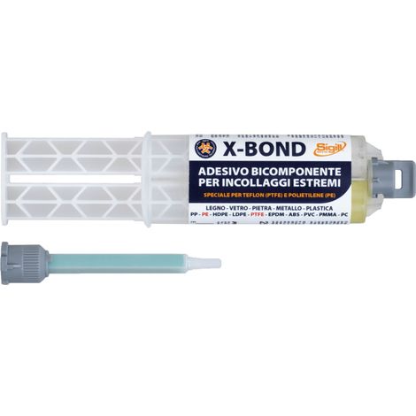 COLLA X BOND INCOLLAGGI ESTREMI A SIRINGA 25ML (TEFLON E POLITILENE) (1/2)