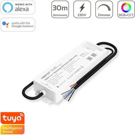 MIBoxer RGB+CCT Smart WiFi Controller Netzteil 150W Tuya Alexa Google Steuerung WP5-P150V24 (1/5)