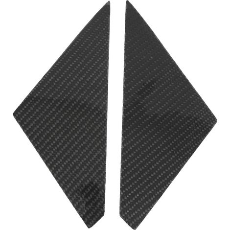 Rivestimento in fibra di carbonio per montanti delle portiere auto, 1 paio di adesivi di ricambio per Nissan 350Z Z33 2003-2008