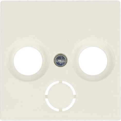 BUSCH-JAEGER MERTEN 296719 - PIEZA CENTRAL PARA ANTENA (2 UNIDADES, TÉRMICA), COLOR BLANCO