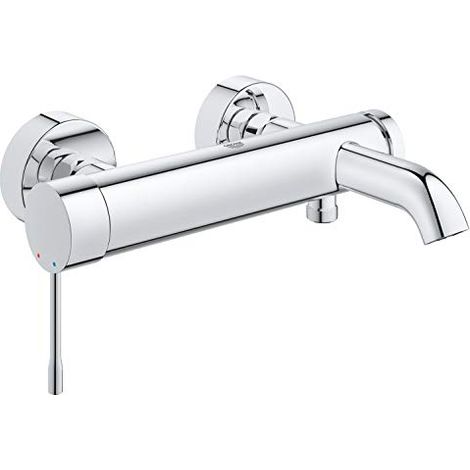 Grohe 33624001 Miscelatore Monocomando per Vasca-Doccia, Grigio (Cromo) (1/4)