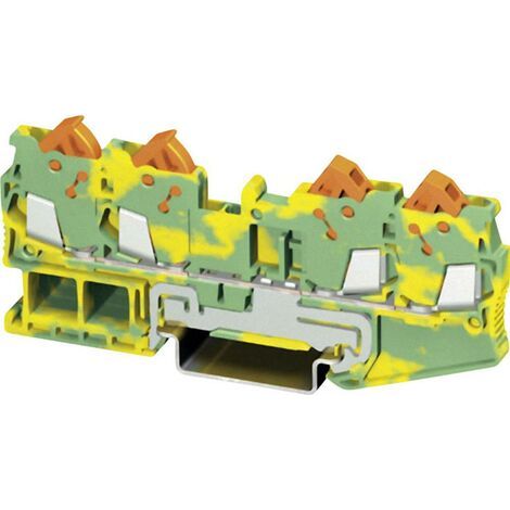 Bloc de jonction pour conducteur de protection Contenu: 1 pc(s) Phoenix Contact QTC 1,5-QUATTRO-PE 3205093 (1/2)