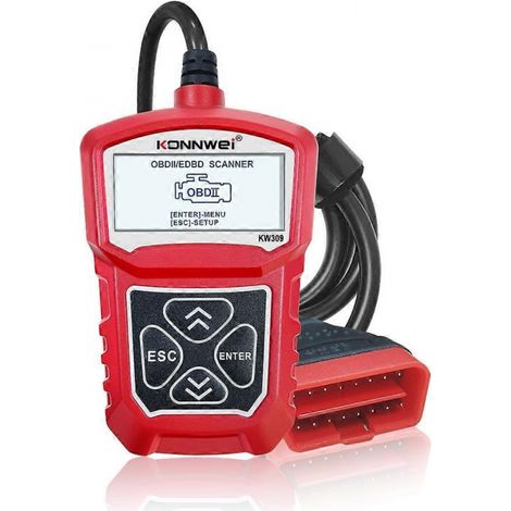 Outil de diagnostic automobile KONNWEI KW309, lecteur de codes OBD2, scanner EOBD, machine de diagnostic OBDII (1/2)