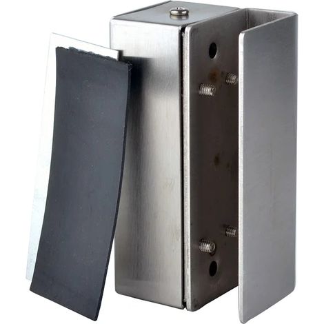 Gâche pour serrure électrique en applique, pour portes à pêne dormant, épaisseur de porte 10-15 mm, détecteur de position SecureEntry-SC20 (1/5)