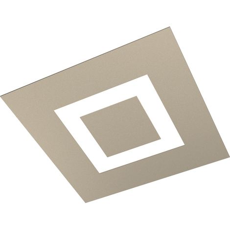 Plafoniera Moderna Carpet Metallo Sabbia 4 Luci 2G11 39Cm (1/4)
