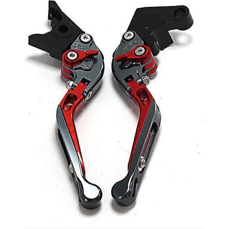 Leviers de frein et d'embrayage CNC pliables et extensibles, usinés au laser, pour Yamaha YZF R6 2017-2018 - D (1/5)