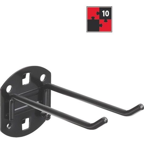 VIGOR Doppel-Werkzeughaken Satz, 100 mm, 10-tlg., Anzahl Werkzeuge: 10