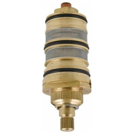 BARKBUSTERS Valve de contrôle de la température, Sucute Robinet thermostatique de douche en laiton avec cartouche et poignée pour mitigeur de douche (1/4)