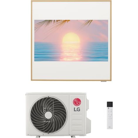 Climatiseur LG Monosplit Artcool Gallery LCD 12000 A12GA2.NSE+A12GA2.U18 R-32 Wi-Fi intégré Classe A++