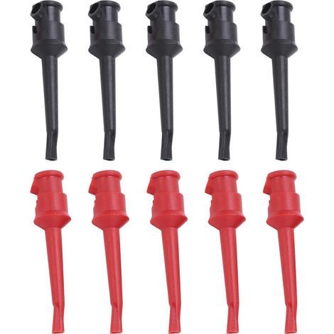 5 Paires de Pinces Crocodiles Mini pour Multimètre, Soudure Type Testeur de Circuit J.30007