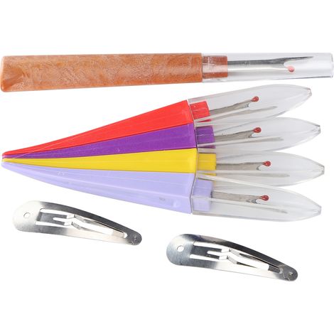 Kit de découseur en plastique et acier inoxydable, outils de couture pratiques pour ouvrir et retirer les fils (1/5)