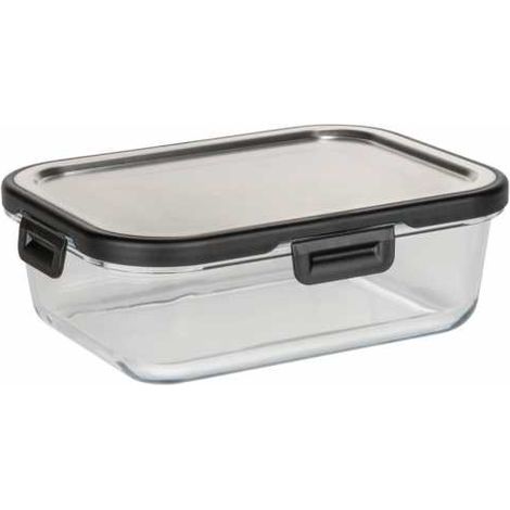 Contenitore Salvafreschezza in vetro Steel 1 Litro (1/5)
