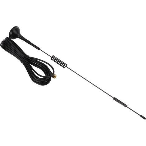 XP-4G-003 Antenne à ventouse à ressort pour réseaux GPRS 2G, 3G et 4G  interface SMA sans fil  antenne magnétique. (1/5)