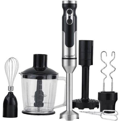Batidora de mano Maestro, juego completo de 1000 W.