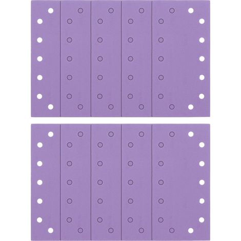 Trend 1/2 Foglio abrasivo (115 x 230 mm) in ossido di alluminio, 180 grana, AB/HLF/180A, Confezione da 10 (1/5)