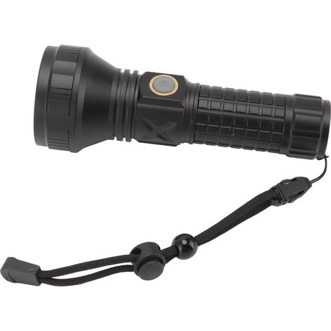 Lampe torche SST40 haute puissance, aluminium longue portée 8000LM, 3 modes d'éclairage, étanche pour camping, randonnée, aventure extérieure, urgence domestique (livrée sans batterie) (K61) (1/5)