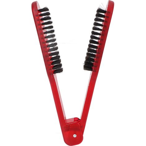 Brosse lisseur cheveux double face résistant à haute température, fer à lisser coiffant professionnel (1/5)