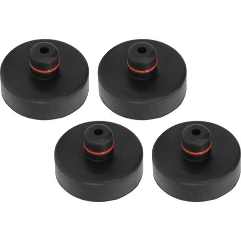 Coussinet de cric antidérapant avec amortisseur, adaptateur de point de levage en caoutchouc, outil de sécurité de remplacement pour Tesla Model 3/Y/X/S (1/5)