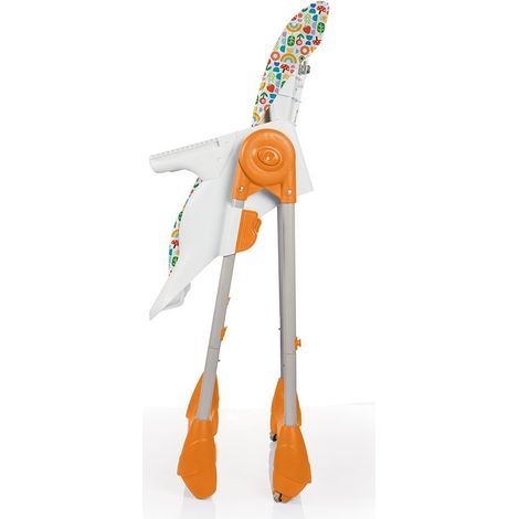 Chaise haute de luxe Dolu Fisher Price 105 x 57 x 87 cm Blanc/Orange (1/4)