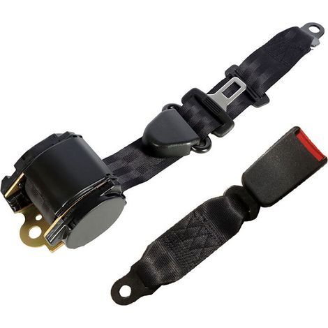 Autosicherheitsgurt, universell verstellbarer 3-Punkt-Autosicherheitsgurt, teleskopischer automatischer Autosicherheitsgurt (25 cm) (1/4)