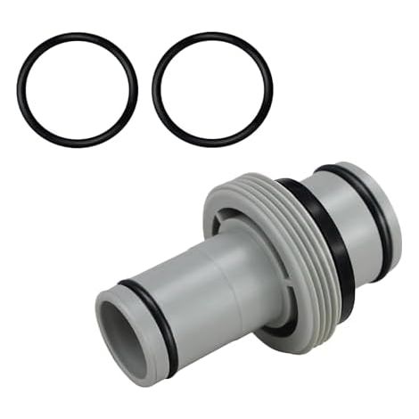 piscine Hose raccord 32 mm to 38 mm, 2-Way Hose raccord, piscine adaptateur 32 mm to 38 mm for Intex Bestway Coleman (1/5)