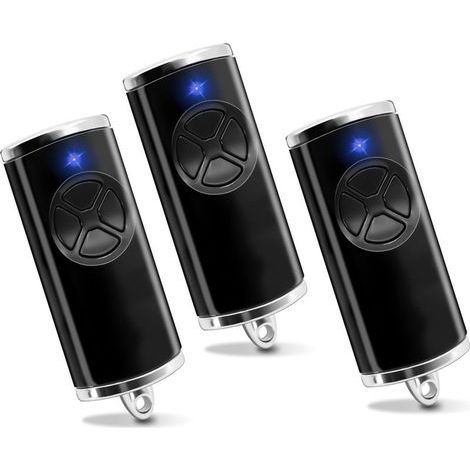 868 MHz Garagentor-/Einfahrtsfernbedienung, 4 Kanäle, kompatibel mit den Modellen HSE-4-868-BS, HSE2-868-BS, HS4-868-BS, HS1-868-BS, HSS4-868-BS und HSP4-868-BS (3er-Pack). (1/5)