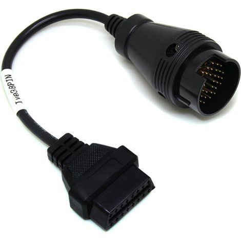 Câble adaptateur de diagnostic Iveco 38 broches vers OBD2 16 broches pour camions Iveco (1/5)